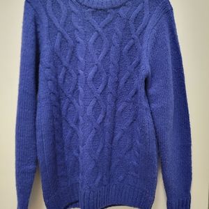 Oversized cable knit sweater